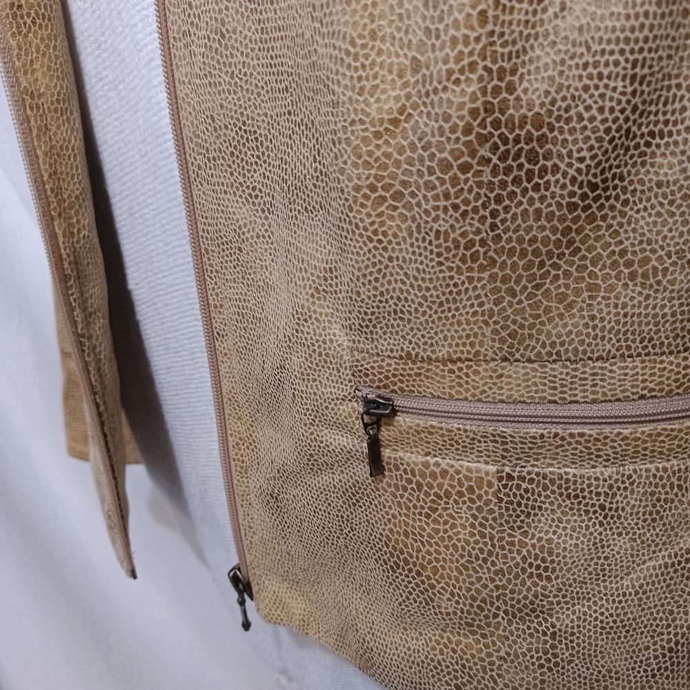 Tailored Snakeskin Print Jacket